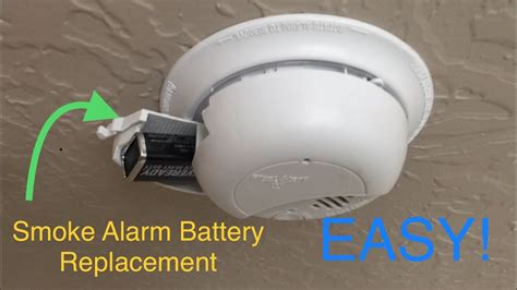 replacing battery in fire alarm